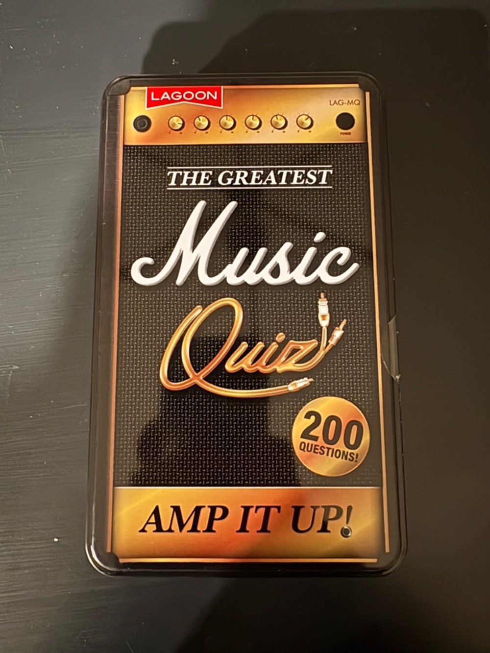 The Greatest Music Quiz Card Game - Black & Gold